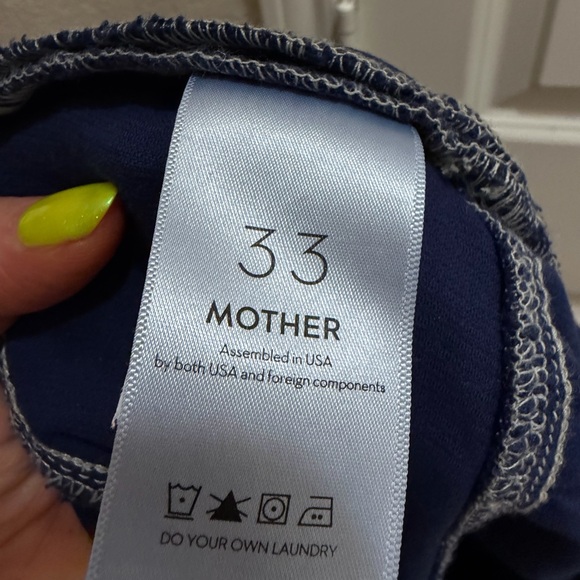 MOTHER Dark Blue Ruffle corduroy Skirt - Picture 4 of 9